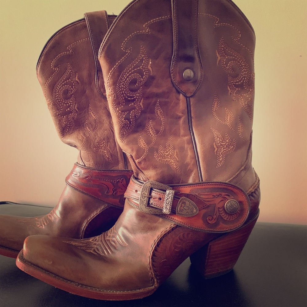 Women’s Corral Leather Cowboy Boots